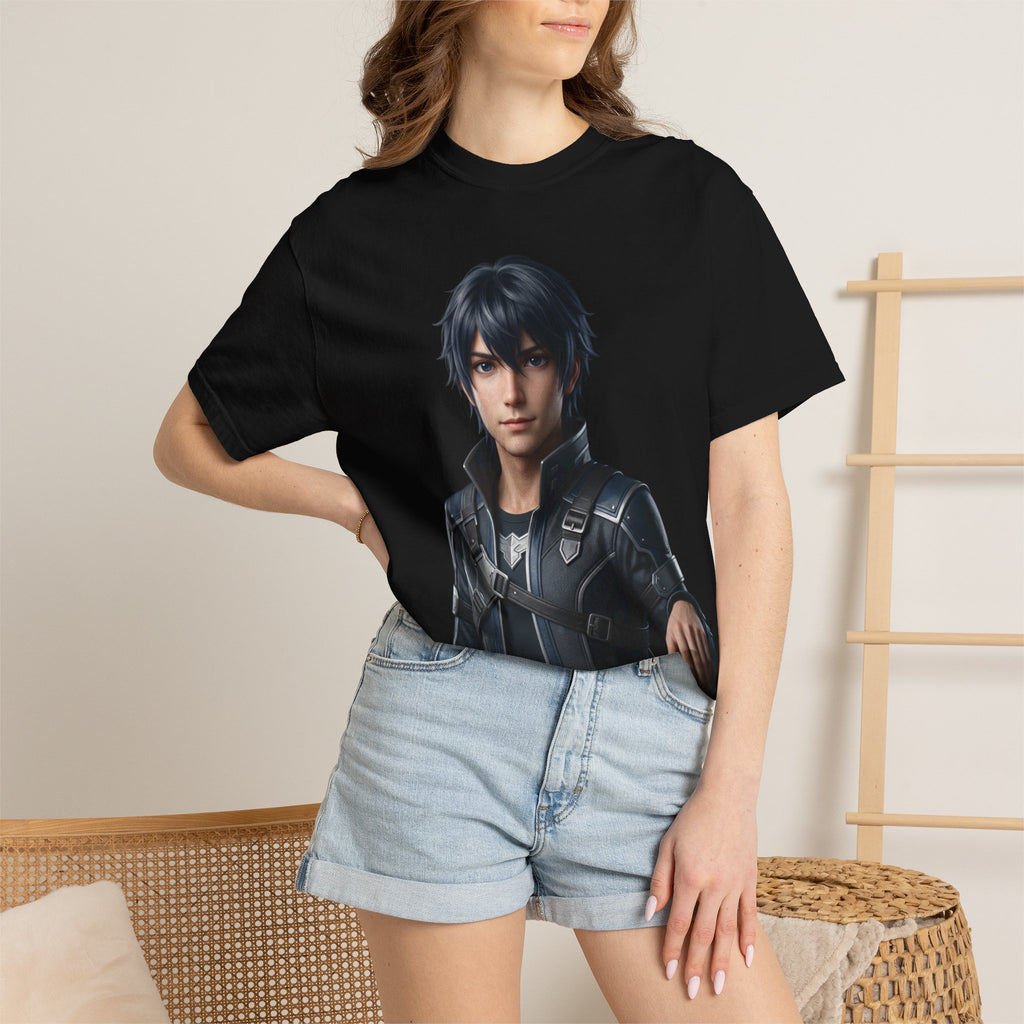 Character Portrait T-Shirt — Futuristic Hero Graphic Tee
