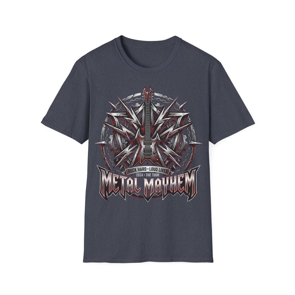 Gothic Electric Guitar Graphic T-Shirt — 'Soul Machine' Rock Tee
