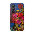 Floral Bouquet Flexi Case — Vibrant Red & Pink Flowers Phone Cover