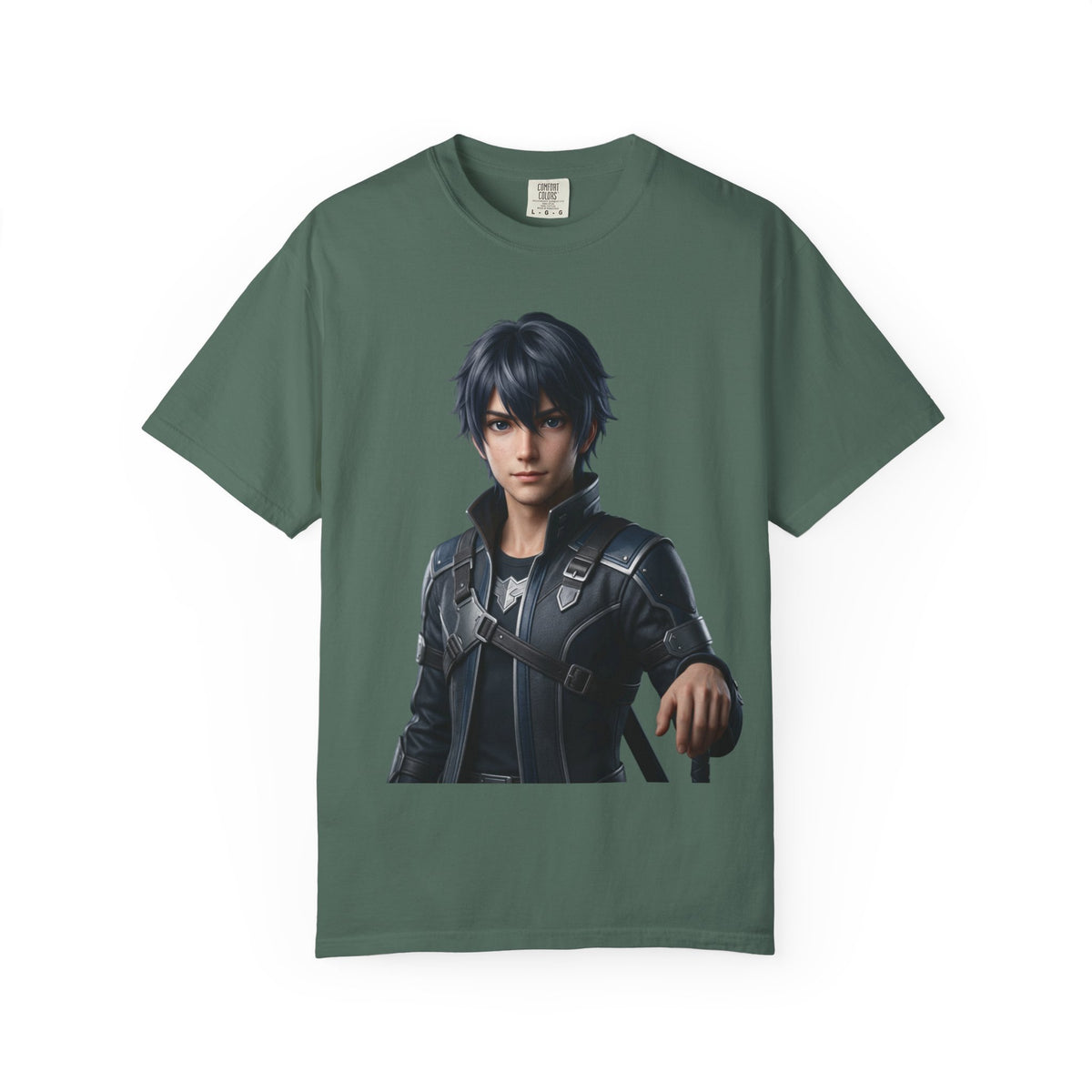 Character Portrait T-Shirt — Futuristic Hero Graphic Tee