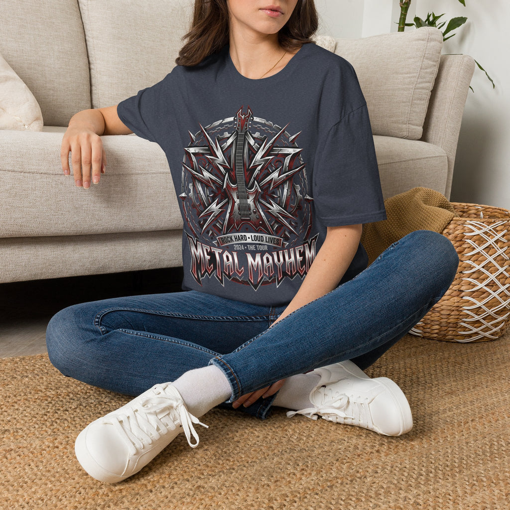 Gothic Electric Guitar Graphic T-Shirt — 'Soul Machine' Rock Tee