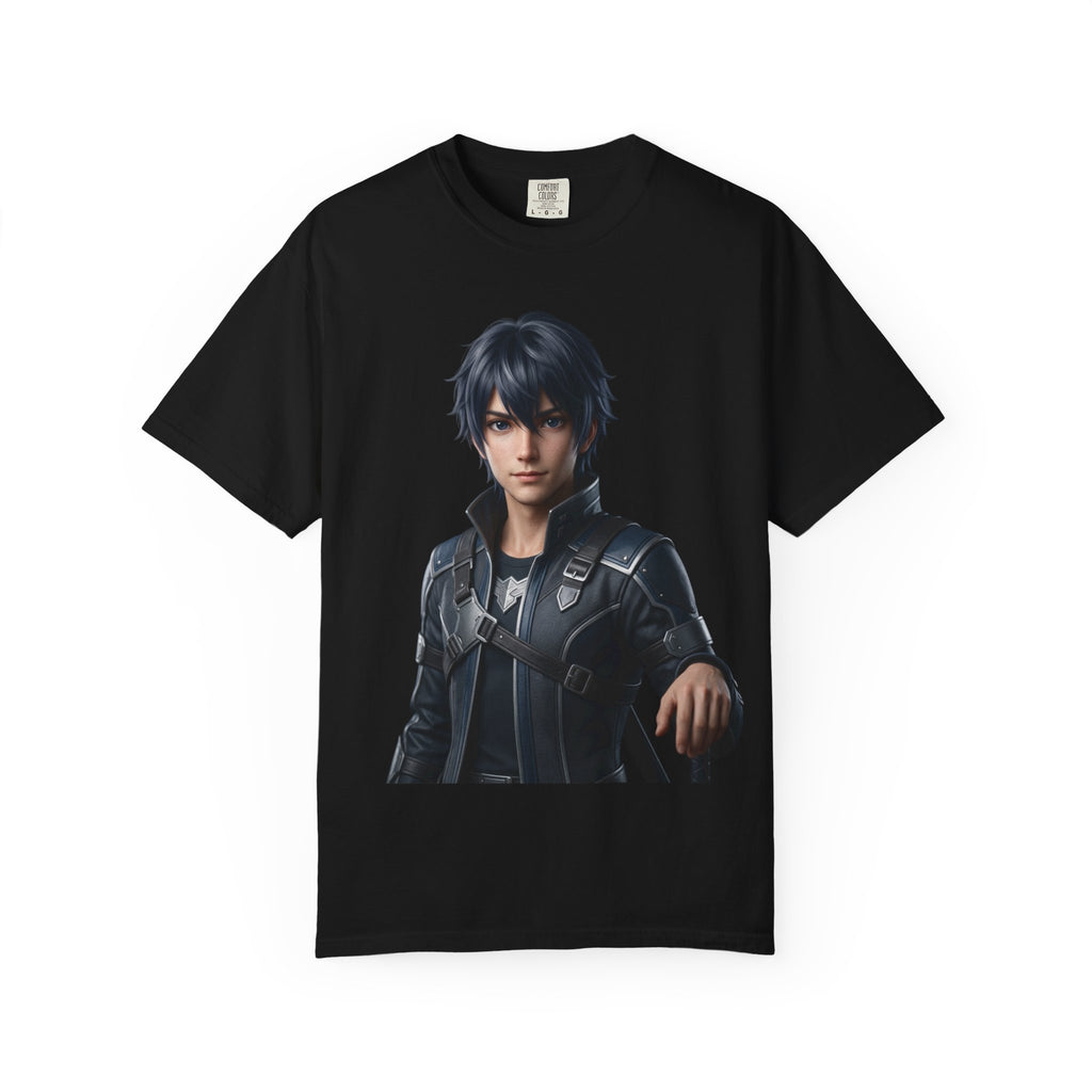 Character Portrait T-Shirt — Futuristic Hero Graphic Tee