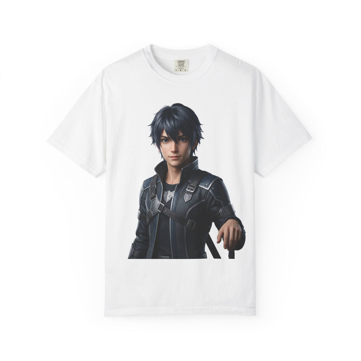 Character Portrait T-Shirt — Futuristic Hero Graphic Tee