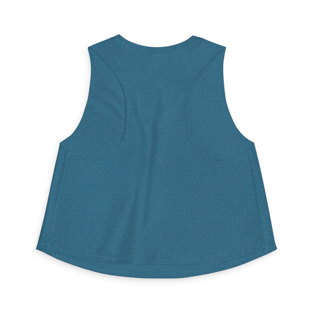 Beautiful Women's Crop Tank Top — Positive Message Graphic Crop