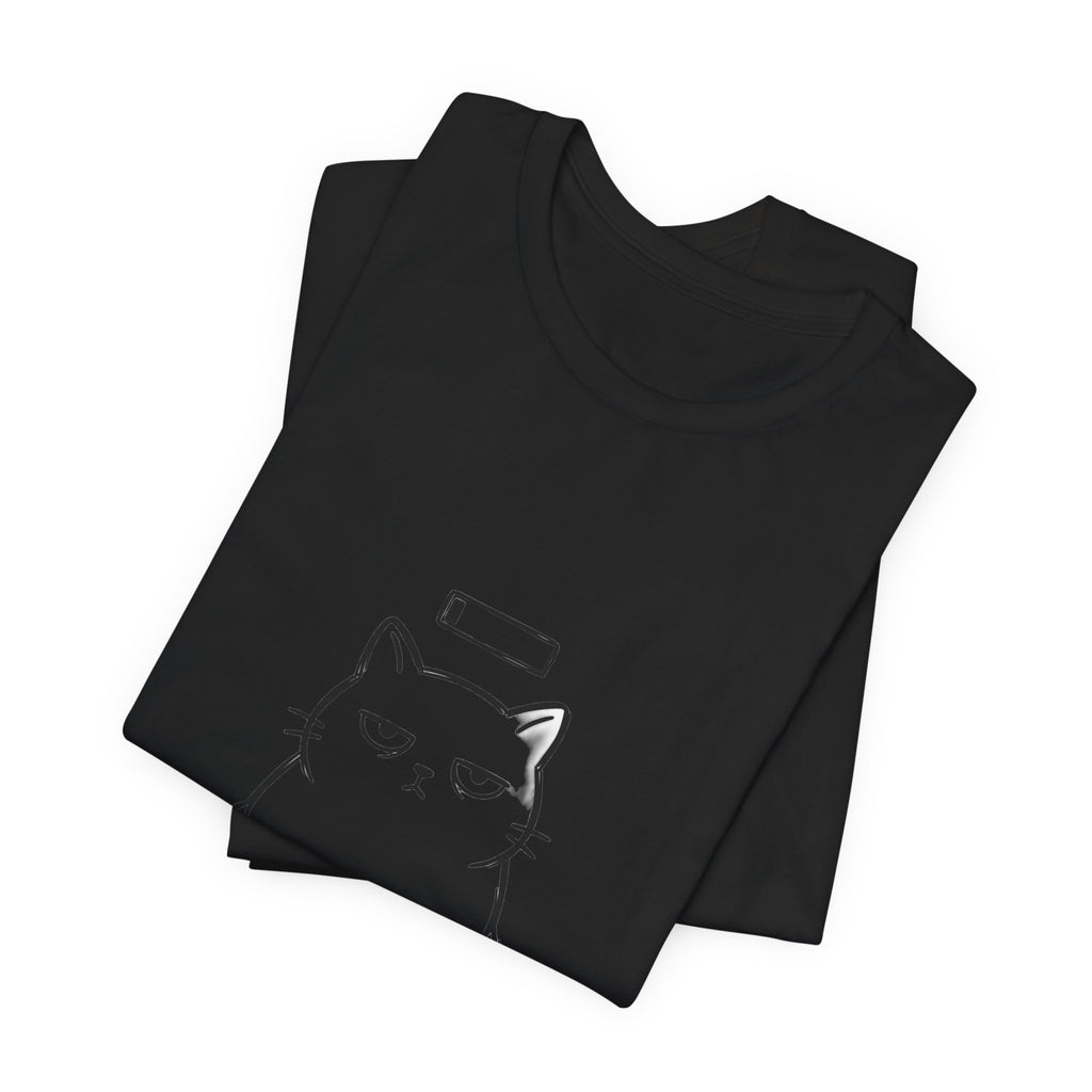 Patience 1% Cat Tee | Grumpy Humor, Sarcastic Introvert Shirt