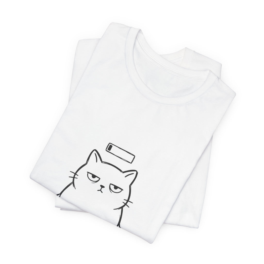 Patience 1% Cat Tee | Grumpy Humor, Sarcastic Introvert Shirt