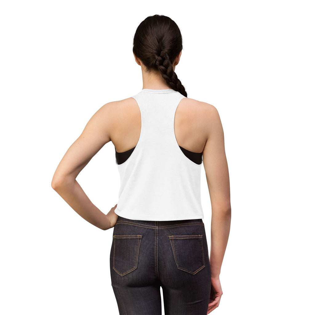 Beautiful Women's Crop Tank Top — Positive Message Graphic Crop