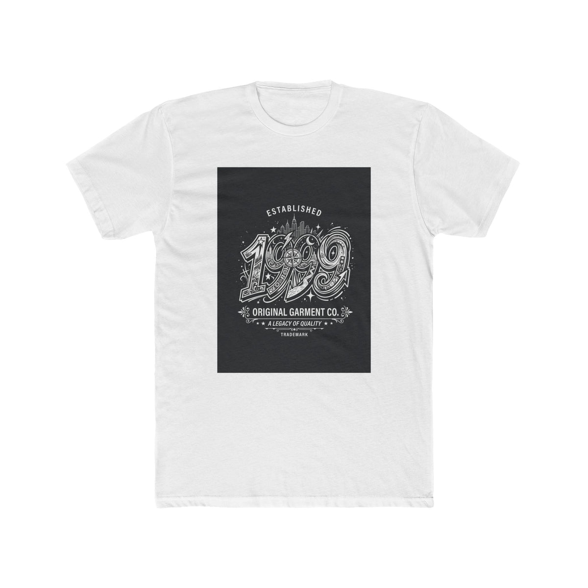 Vintage 1999 Graphic Tee — 'Established 1999' Retro Number Print