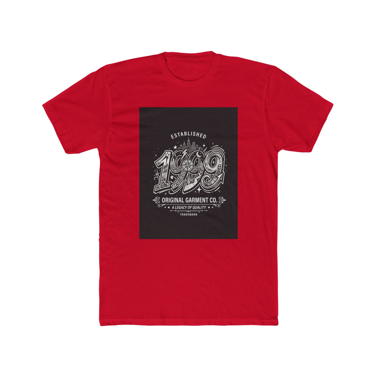 Vintage 1999 Graphic Tee — 'Established 1999' Retro Number Print
