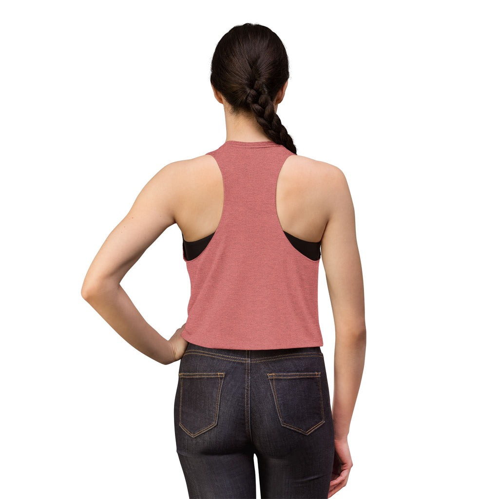 Beautiful Women's Crop Tank Top — Positive Message Graphic Crop