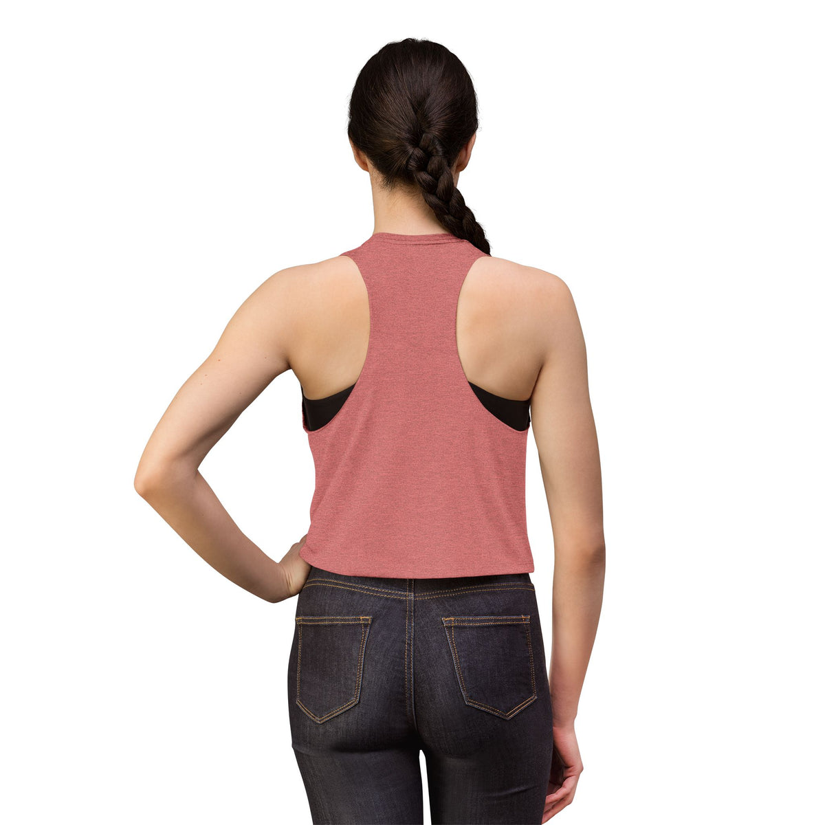 Beautiful Women's Crop Tank Top — Positive Message Graphic Crop