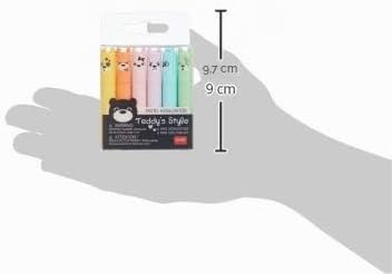 Mini Pastel Highlighter Set – 6 Fine Tip Marker Pens