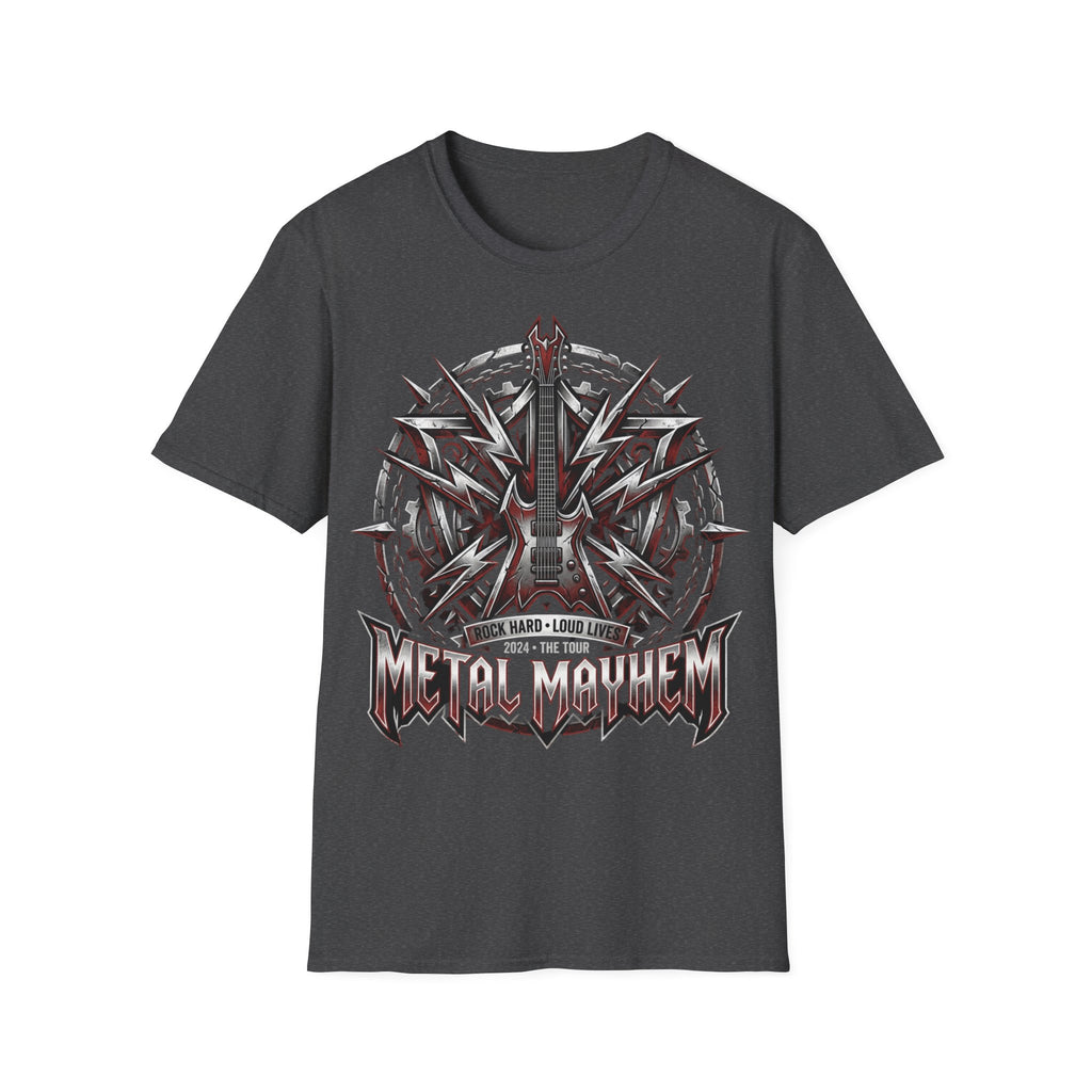 Gothic Electric Guitar Graphic T-Shirt — 'Soul Machine' Rock Tee
