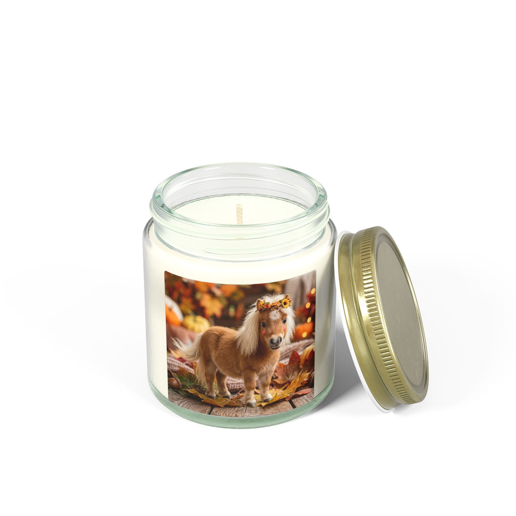 Fall Pony Scented Candle — Coconut Apricot Wax (4oz & 9oz)