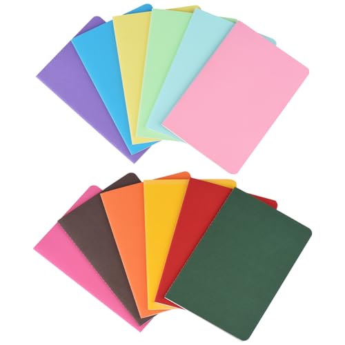 kraft cover Color A5 Lined Notebooks Set of 12 – Smooth FSC Paper Pads