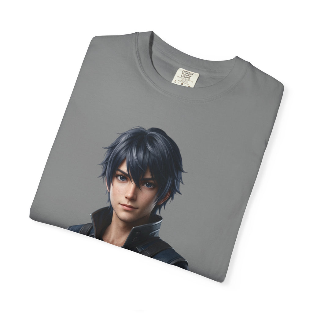 Character Portrait T-Shirt — Futuristic Hero Graphic Tee