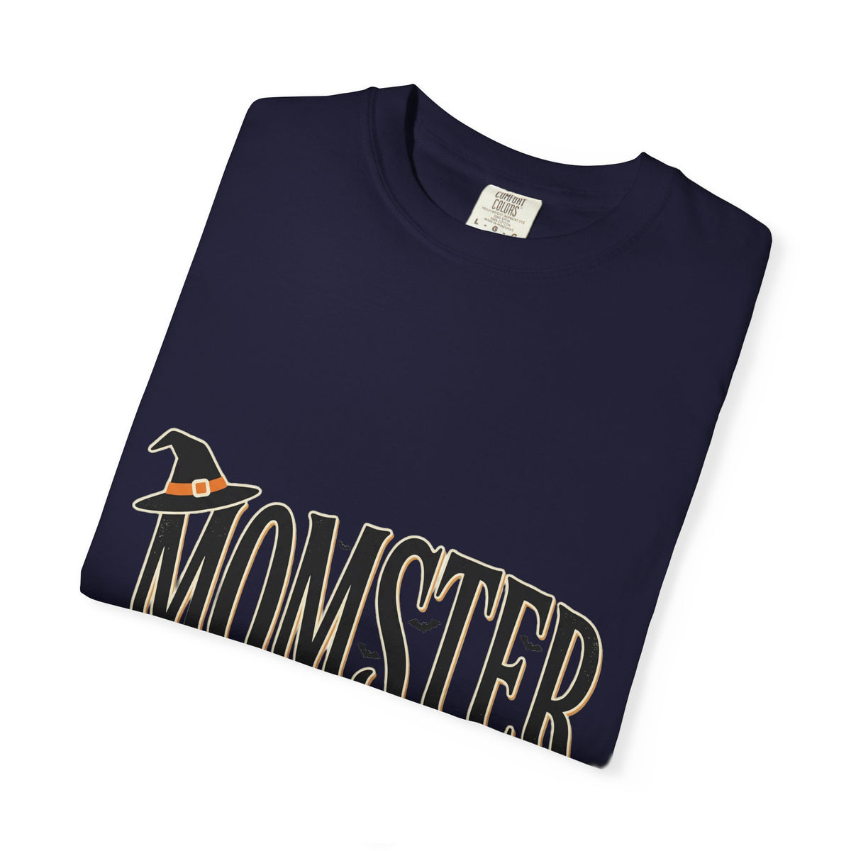 Momster Halloween T-Shirt — Witch Hat & Broom Mom Tee