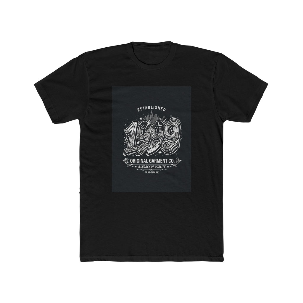 Vintage 1999 Graphic Tee — 'Established 1999' Retro Number Print