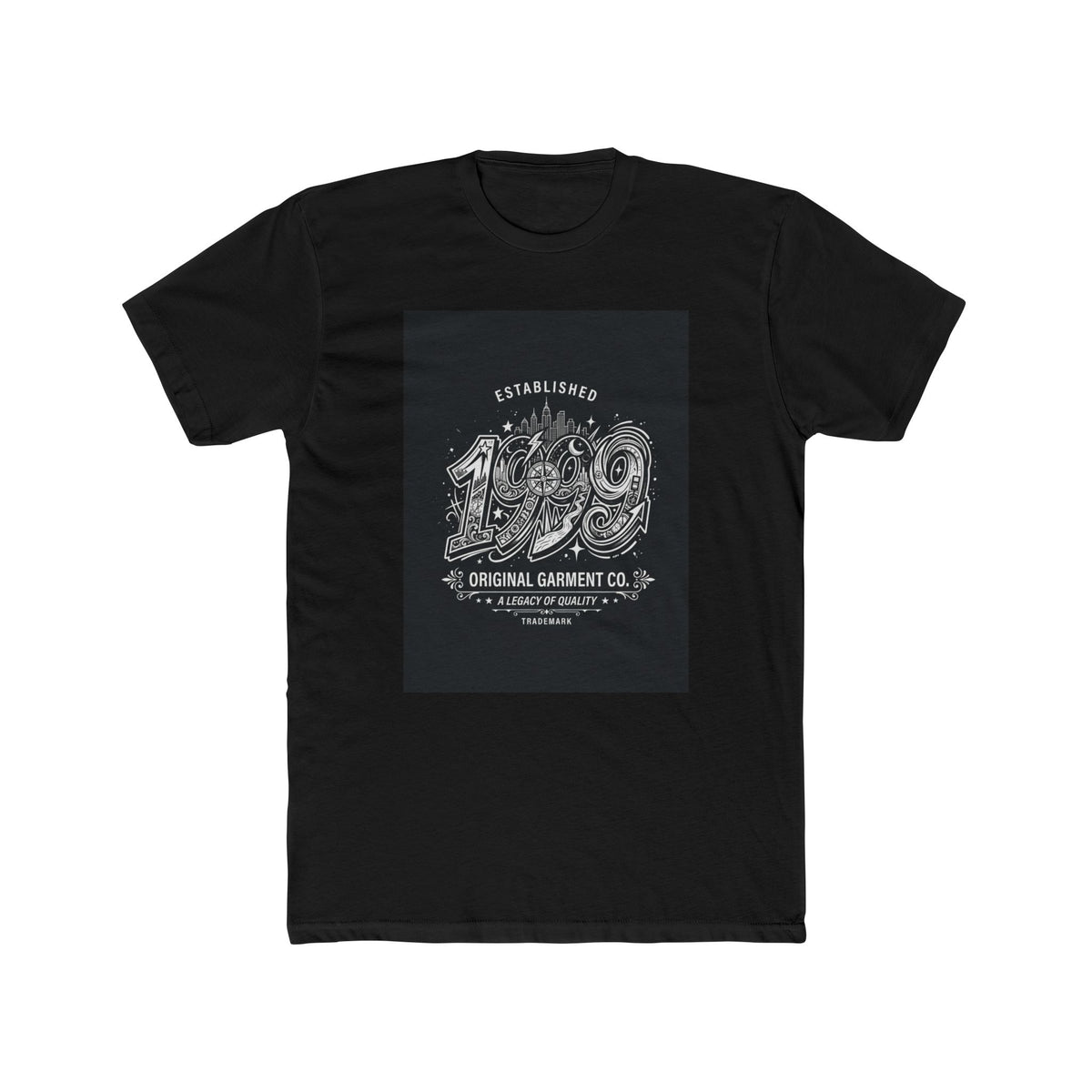 Vintage 1999 Graphic Tee — 'Established 1999' Retro Number Print