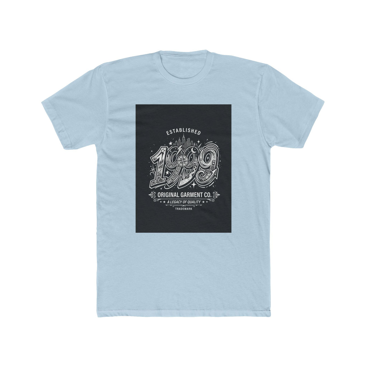 Vintage 1999 Graphic Tee — 'Established 1999' Retro Number Print