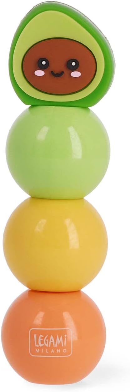 3-in-1 Pastel Highlighter Pen – Fast-Drying Avocado Design