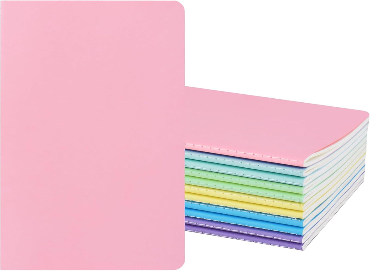 A5 Lined Notebooks Set of 12 – Smooth FSC Paper Pads