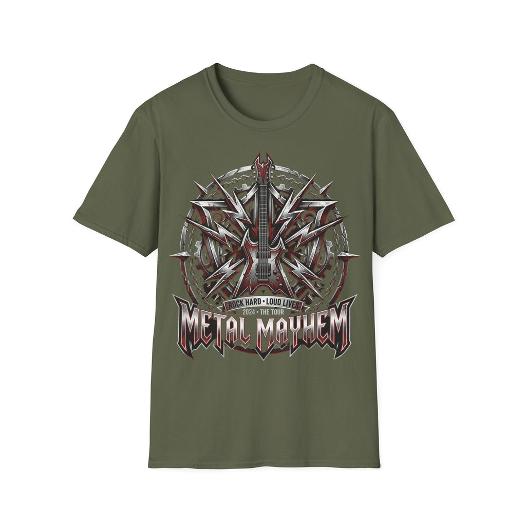 Gothic Electric Guitar Graphic T-Shirt — 'Soul Machine' Rock Tee