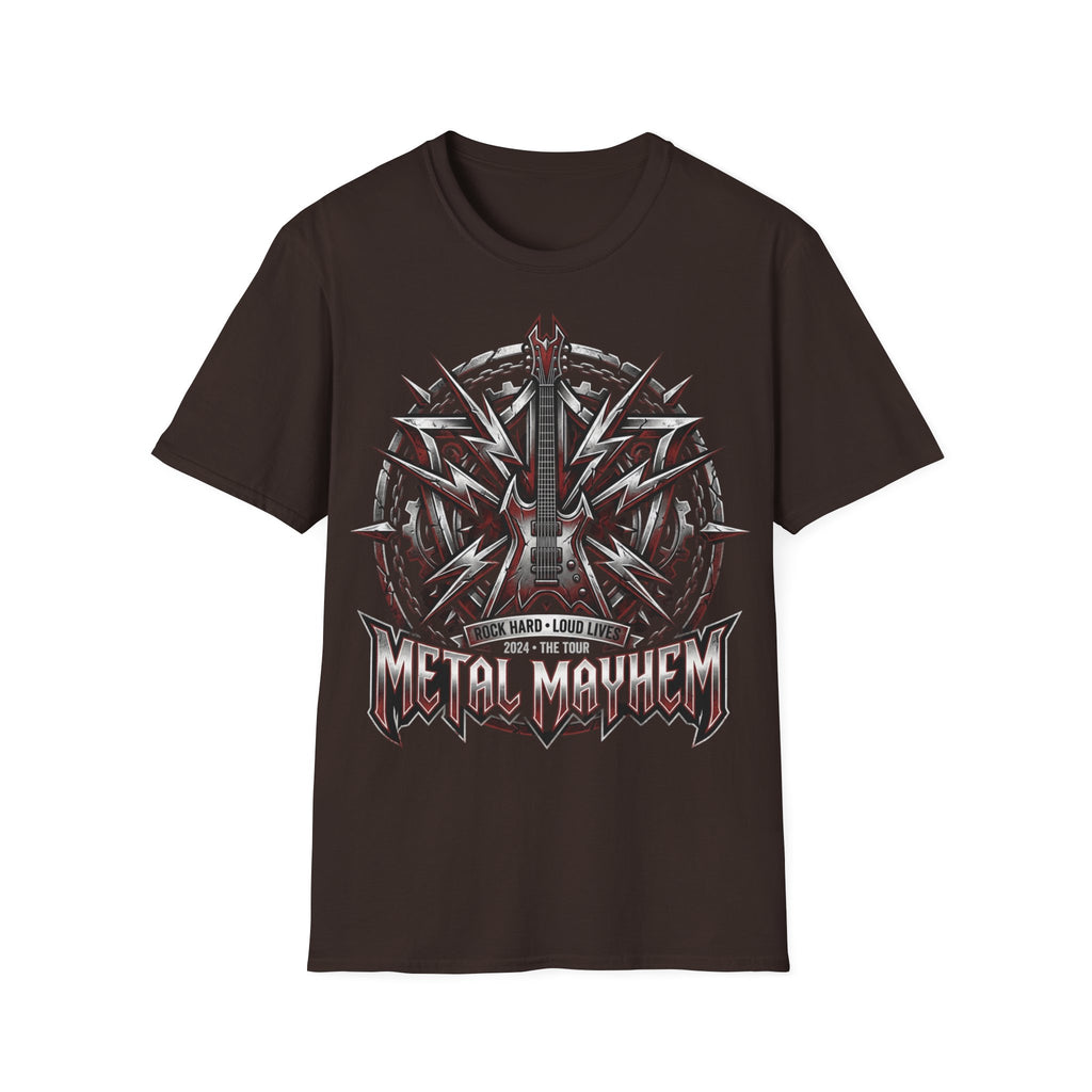 Gothic Electric Guitar Graphic T-Shirt — 'Soul Machine' Rock Tee