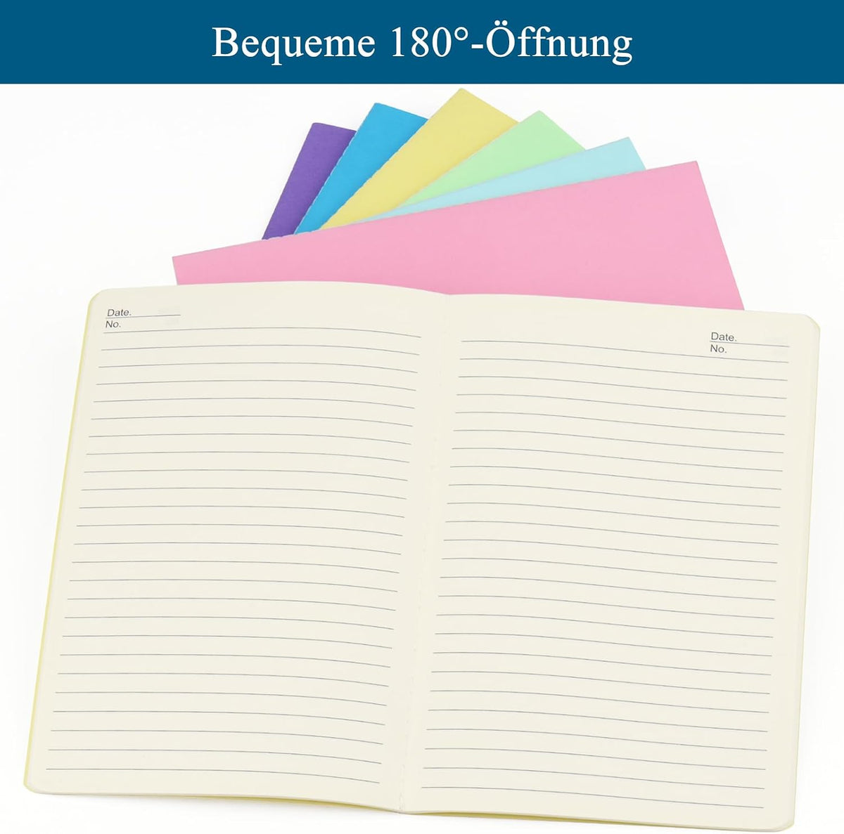 A5 Lined Notebooks Set of 12 – Smooth FSC Paper Pads