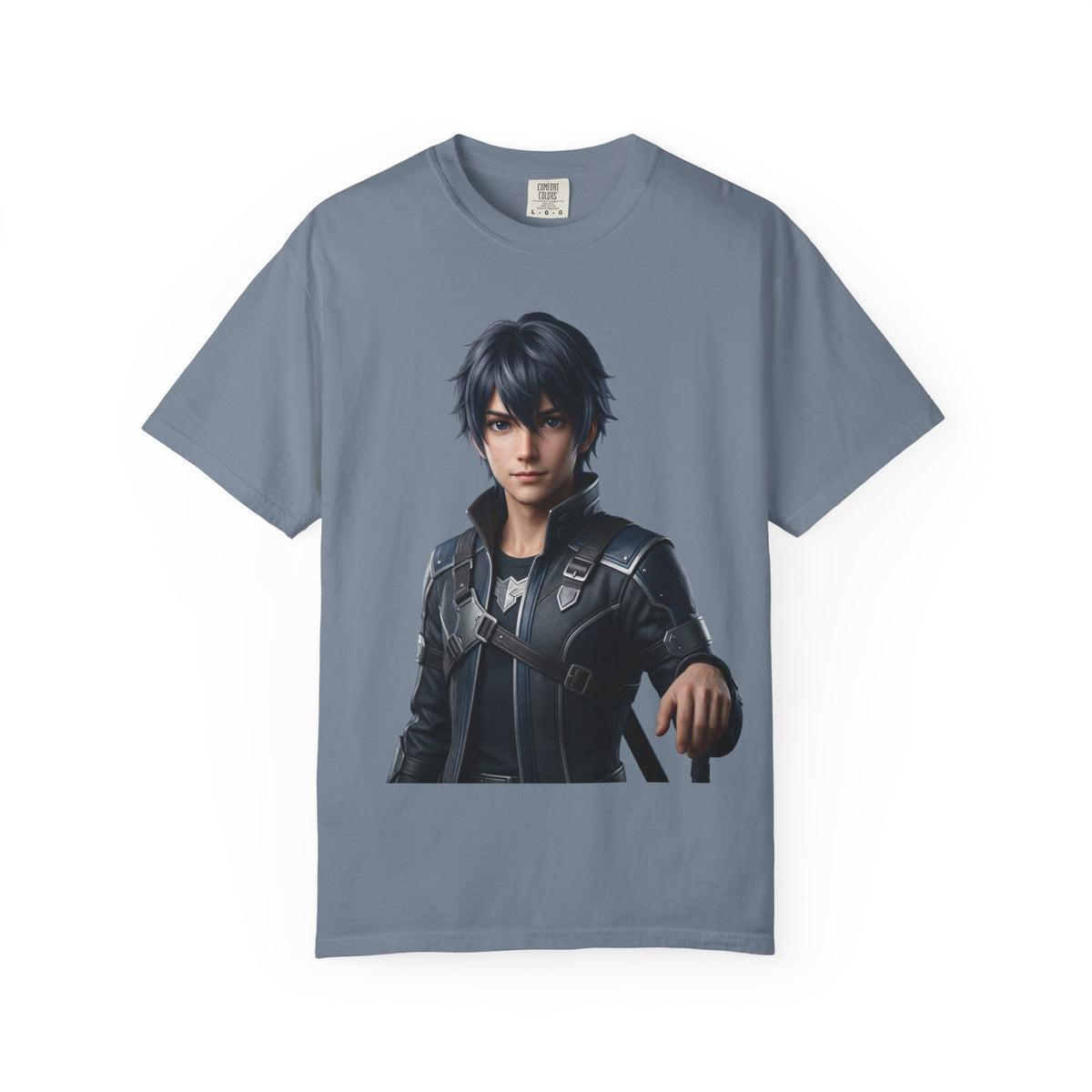 Character Portrait T-Shirt — Futuristic Hero Graphic Tee