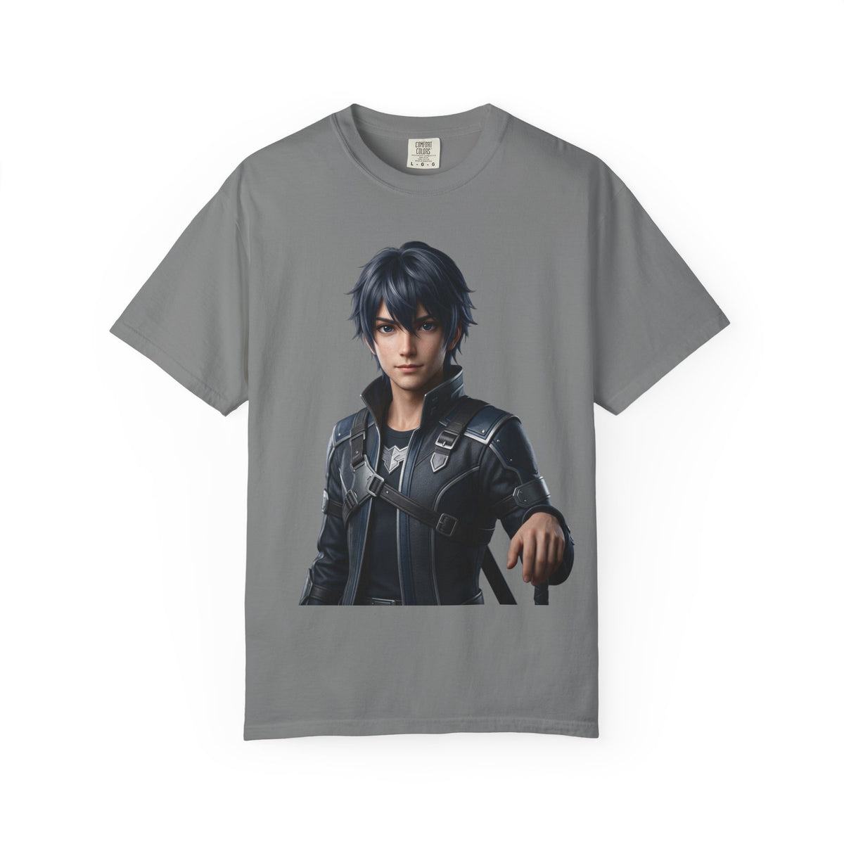 Character Portrait T-Shirt — Futuristic Hero Graphic Tee