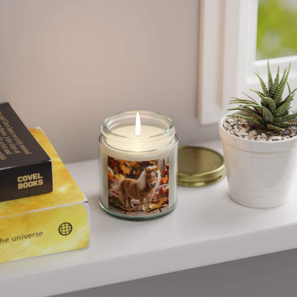 Fall Pony Scented Candle — Coconut Apricot Wax (4oz & 9oz)