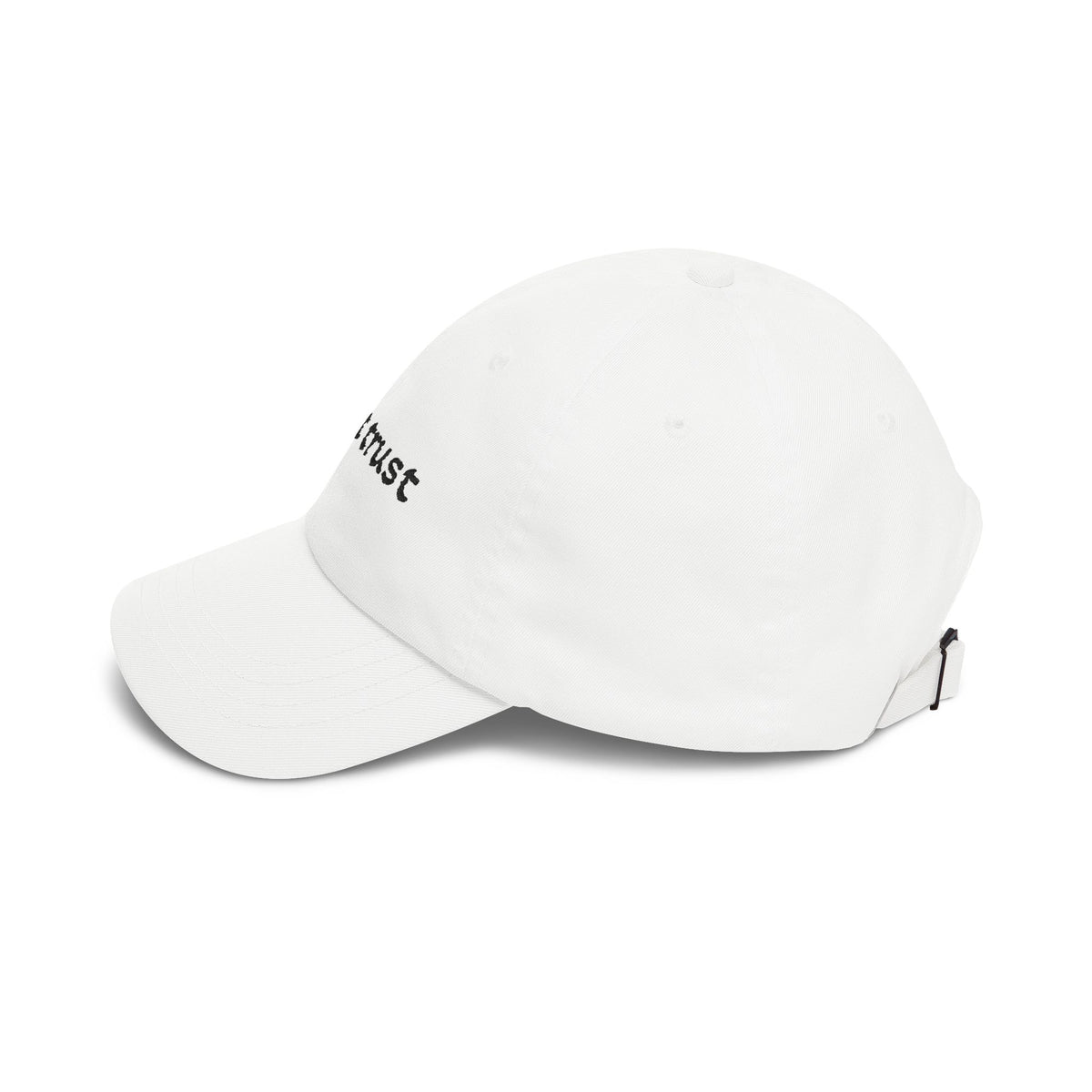 "Don’t Trust" Classic Dad Cap – Minimalist Embroidered Baseball Hat