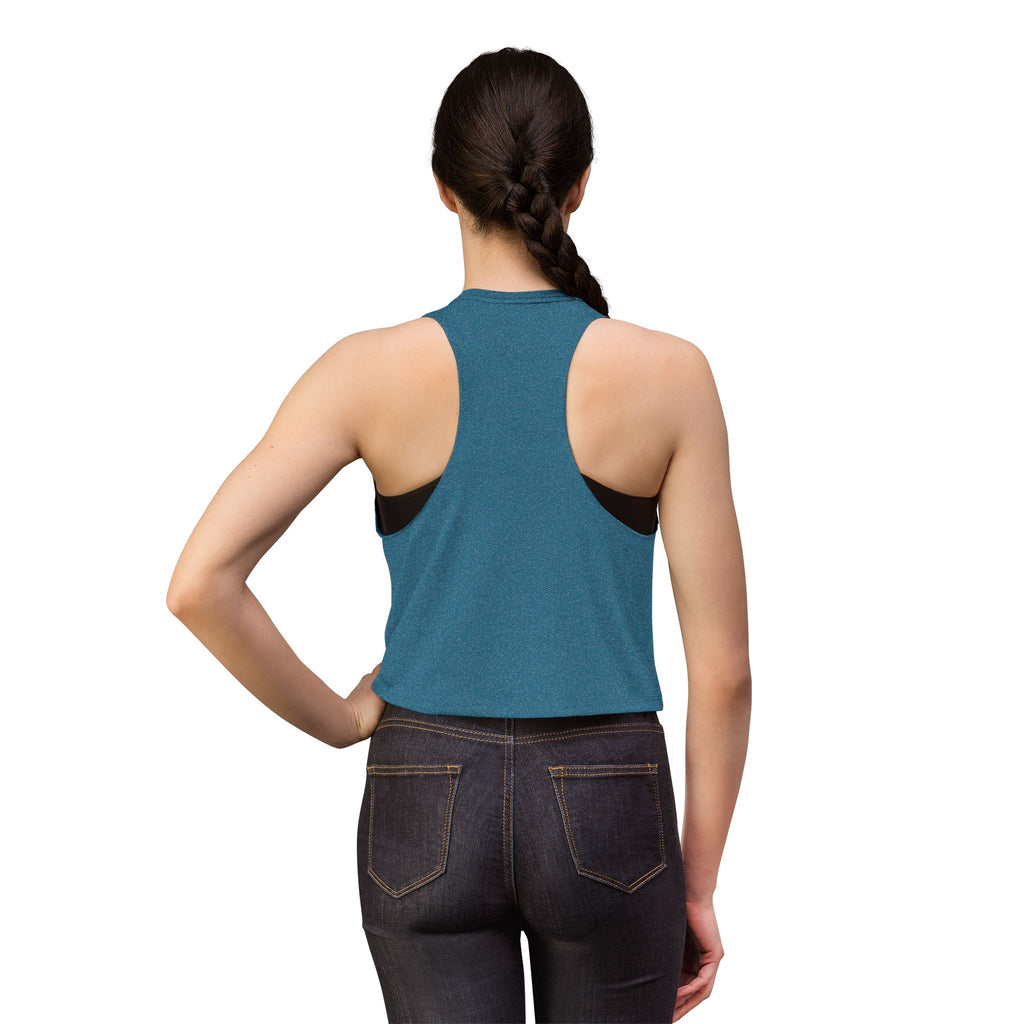 Beautiful Women's Crop Tank Top — Positive Message Graphic Crop