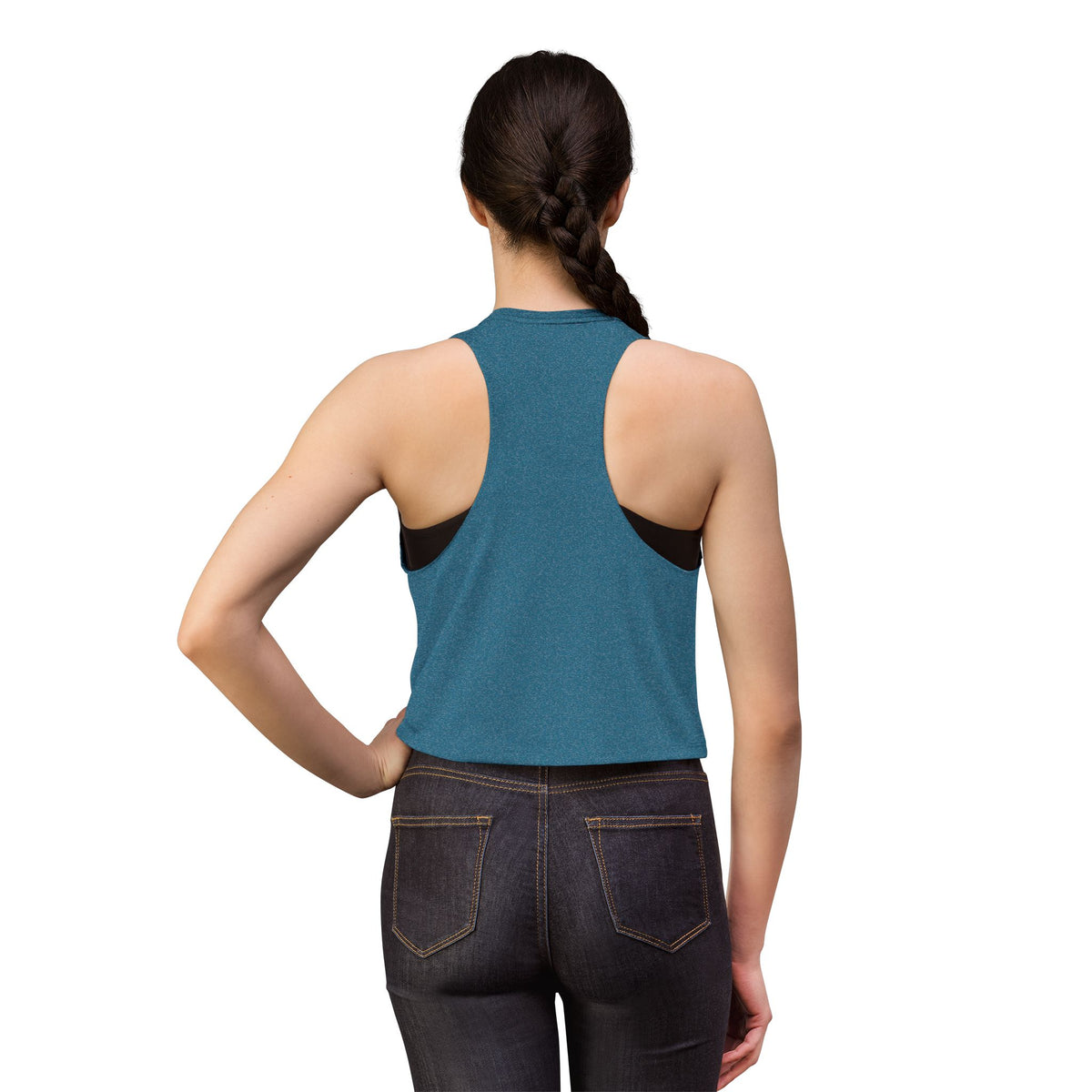 Beautiful Women's Crop Tank Top — Positive Message Graphic Crop