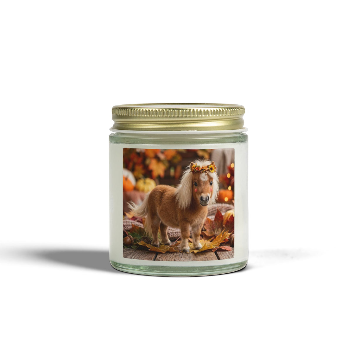 Fall Pony Scented Candle — Coconut Apricot Wax (4oz & 9oz)