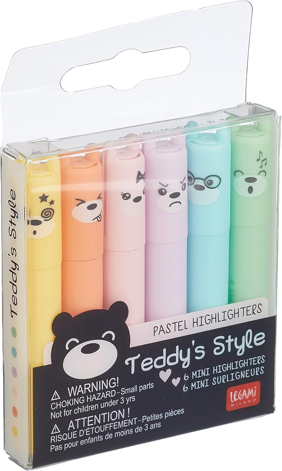 Mini Pastel Highlighter Set – 6 Fine Tip Marker Pens