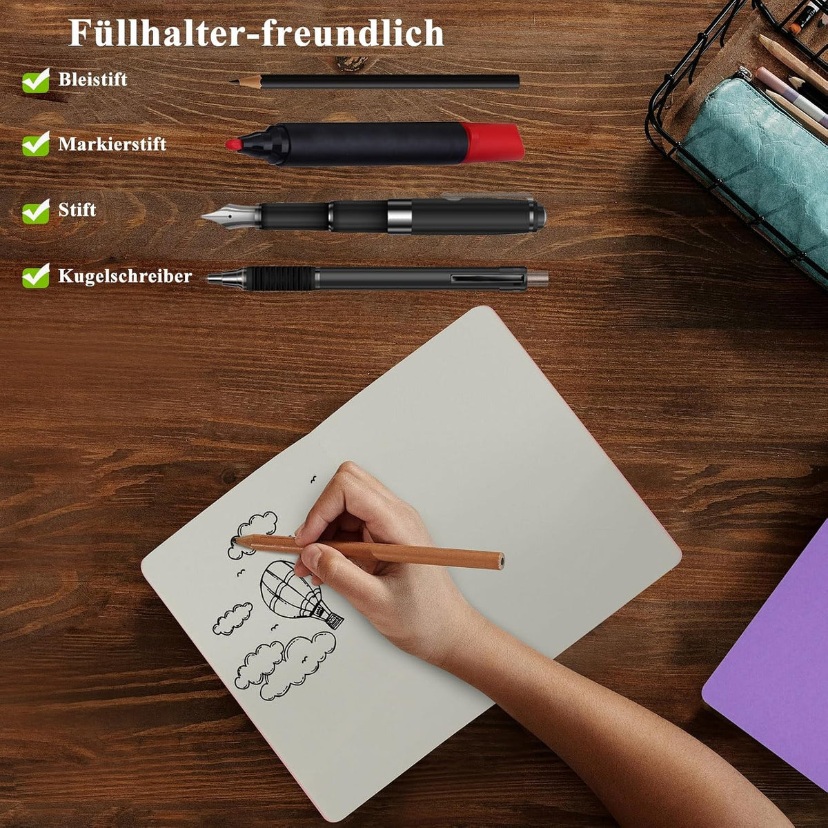 A5 Blank Softcover Notebooks Set – 12 Colors, 30 Pages