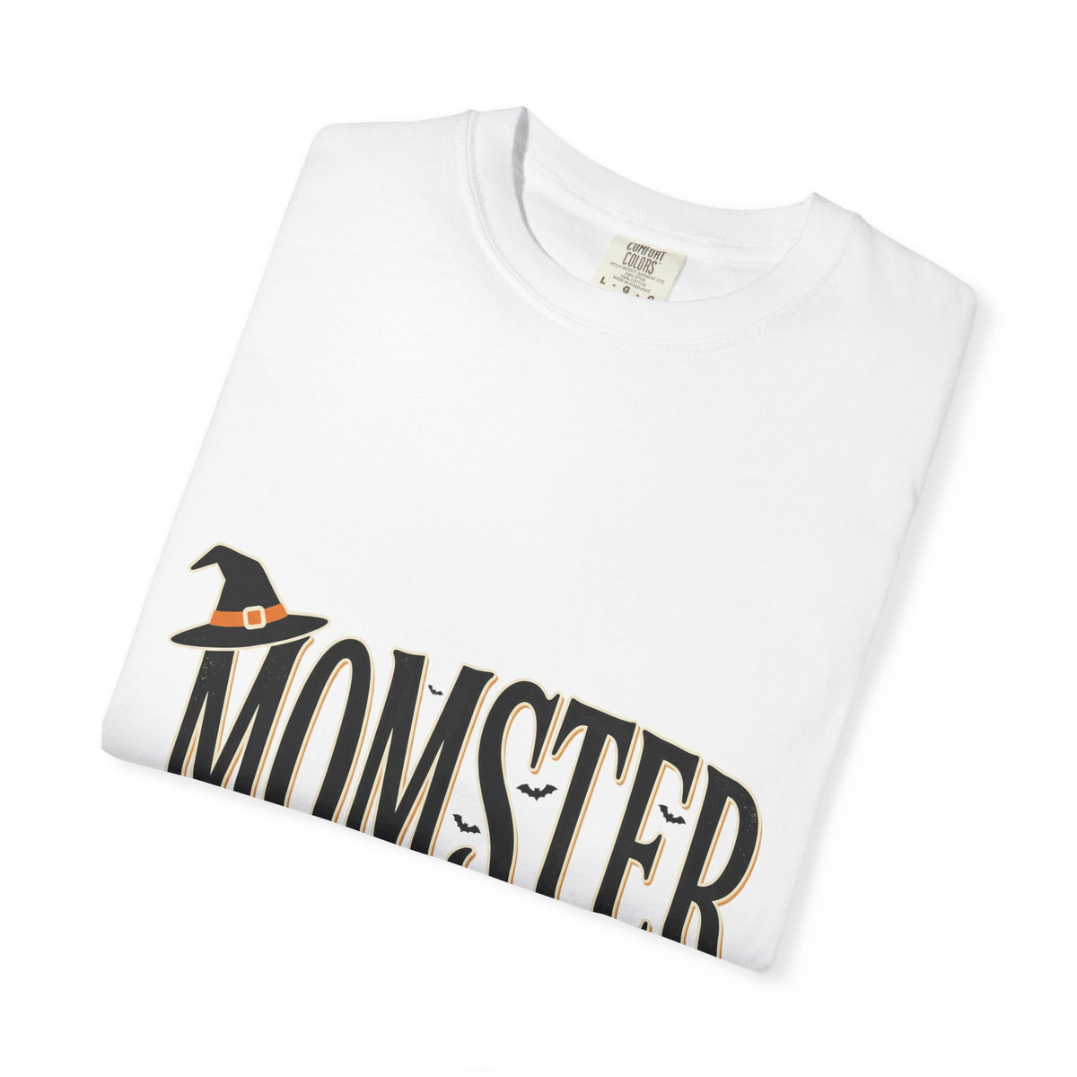 Momster Halloween T-Shirt — Witch Hat & Broom Mom Tee